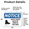 Signmission 18 in Height, 24 in Width, Vinyl Decal, Rectangle OS-2PACK-NS-D-1824-L-16533 - alternate 4